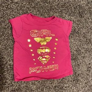 Girls 3T Justice League superhero shirt